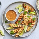 Vegaaniset tofu vartaat